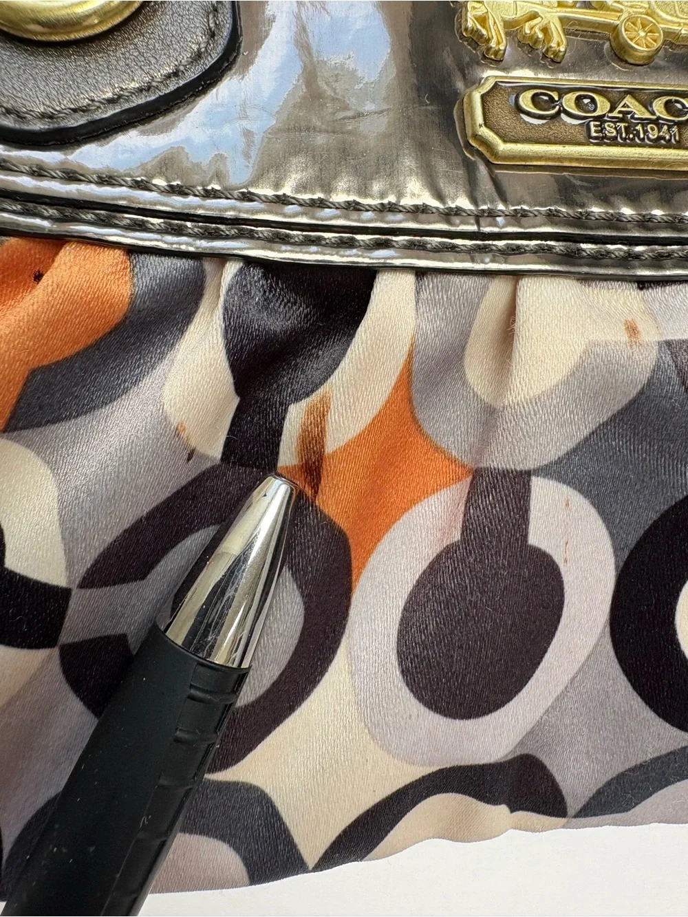 Coach Amanda Graphic Op Art Mini Satchel 12929